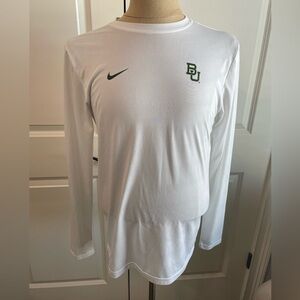 Men’s size medium, long sleeved Nike Dri-Fit Tee shirt. Baylor Bears.